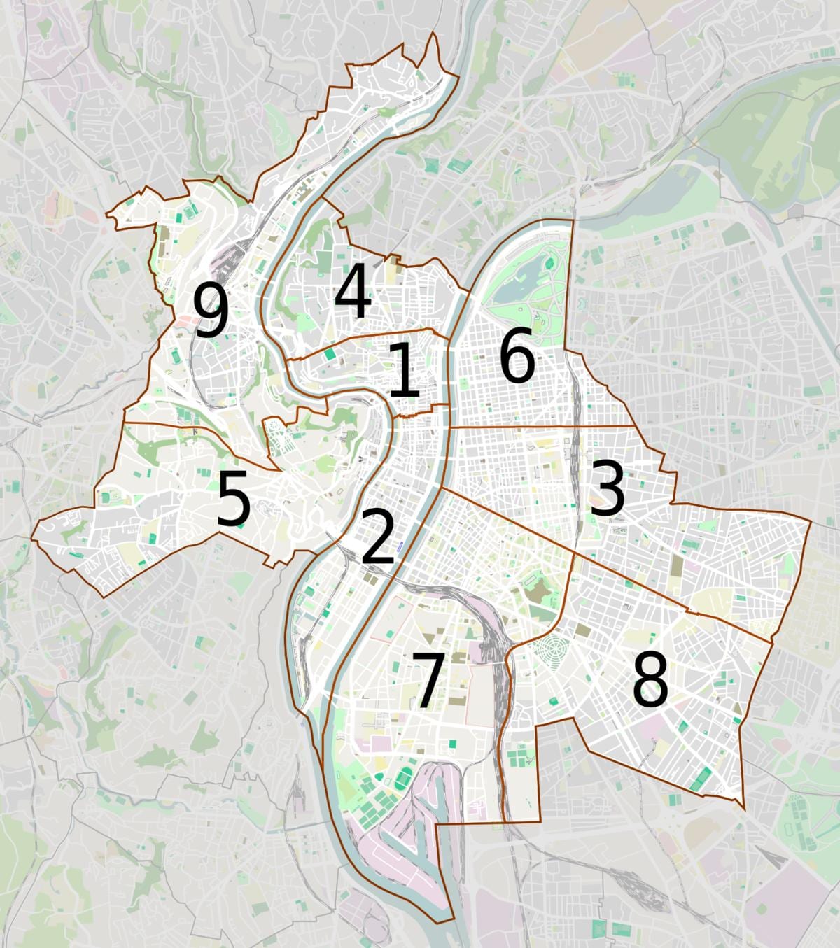 kartes Lionas apkārtnē