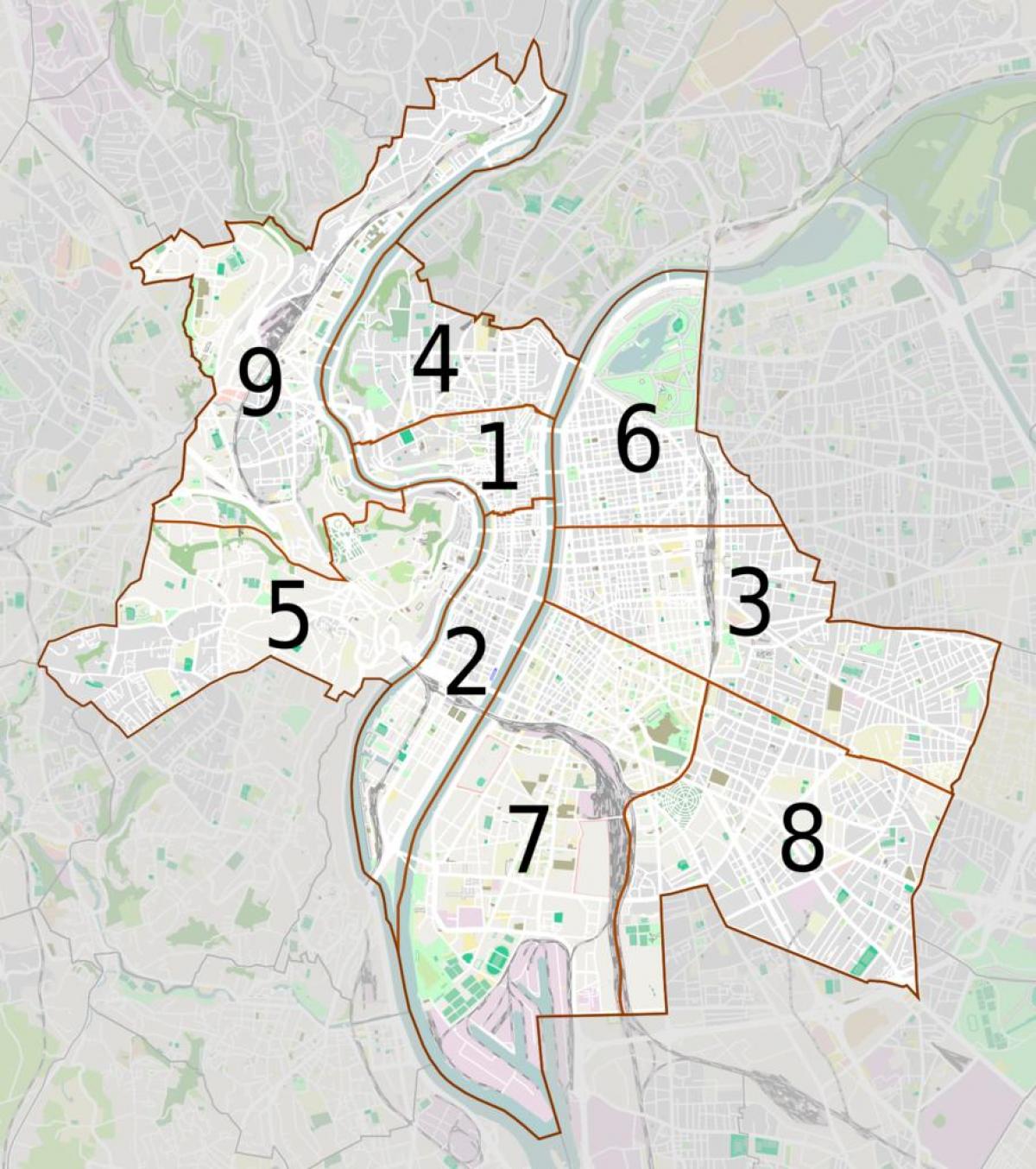 karte Lyon diē
