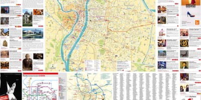 Lyon tūrisma informācijas karte