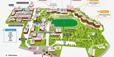 Karte Lyon skola
